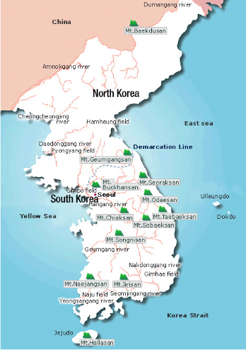 Bản Đồ Hàn Quốc - Những Thông Tin Cần Biết Về Bản Đồ Hàn Quốc - 350 Việt Nam