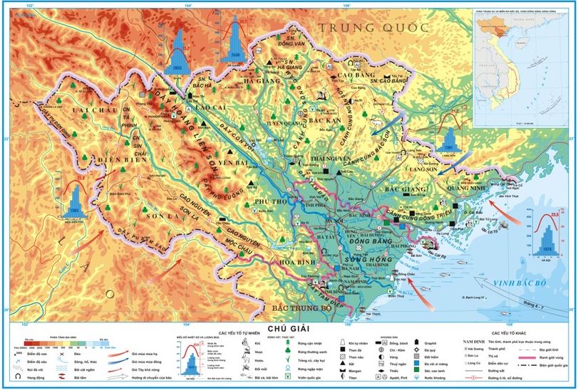 Bản Đồ Miền Bắc - Những Thông Tin Liên Quan Đến Bản Đồ Miền Bắc - 350 Việt  Nam