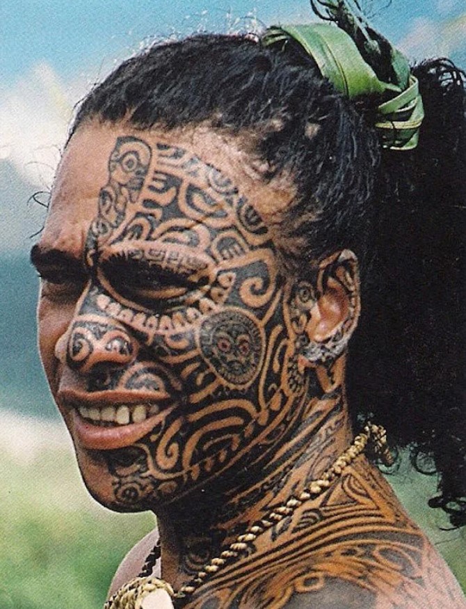 hinh xam maori 1