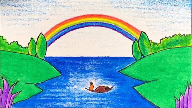 Ve tranh phong canh que huong mien nui Hướng dẫn vẽ tranh phong cảnh đẹp đơn giản bằng bút chì, màu Hướng dẫn vẽ tranh phong cảnh đẹp đơn giản bằng bút chì, màu