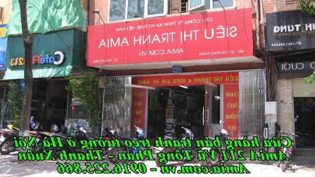 Cửa hàng bán tranh treo tường đẹp nhất Hà Nội AmiA 211 Vũ Tông Phan